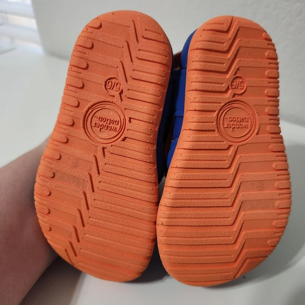 Wonder nation blue and orange sandals